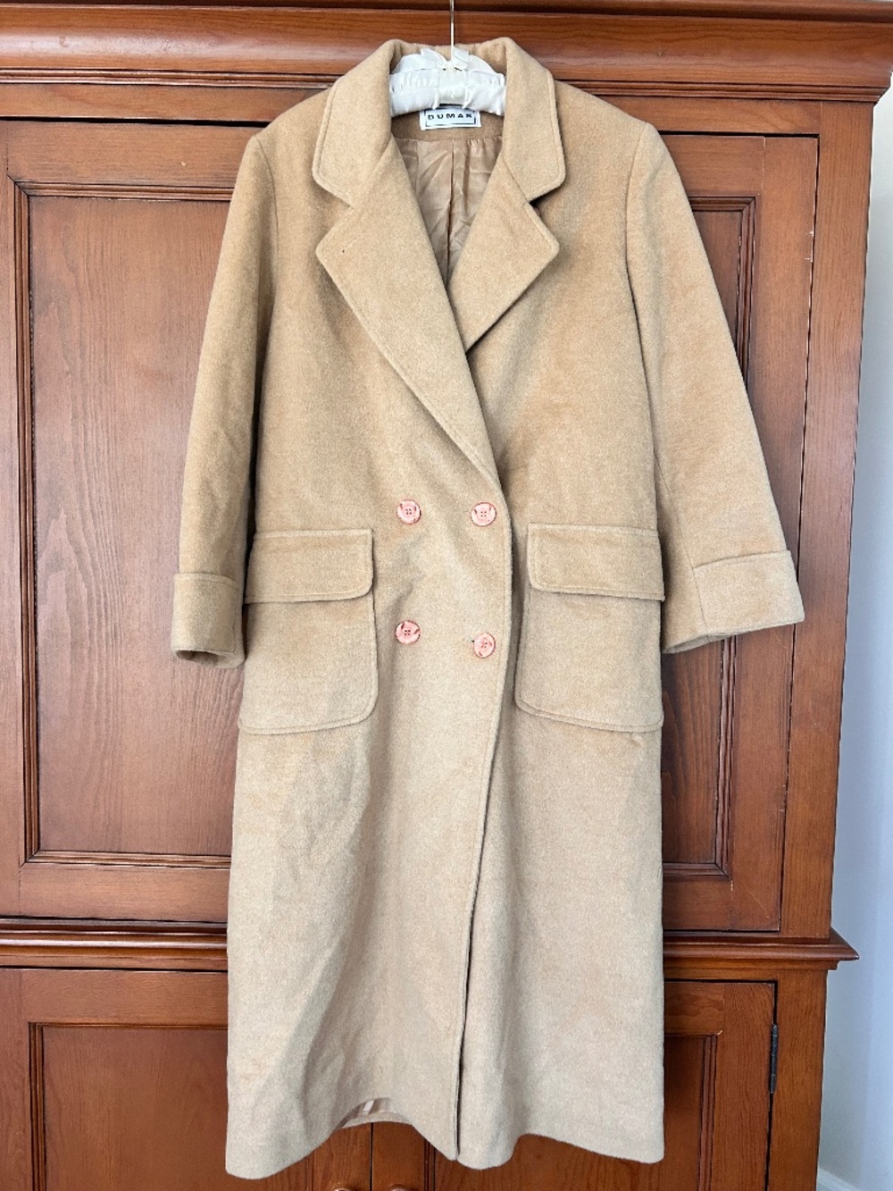 Vintage Dumas 100% Camel Hair Coat